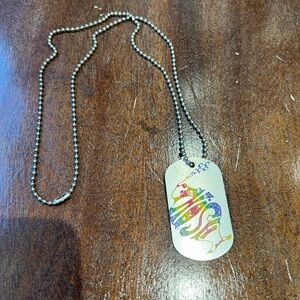 Phish dog tag necklace